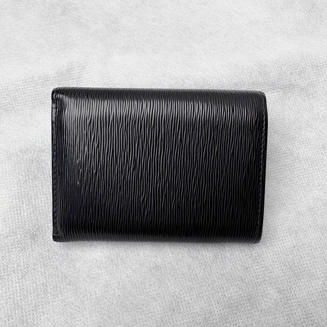 PRADA 三つ折り財布 トライアングルロゴ ヴィッテロムーブ レザー 三角ロゴ