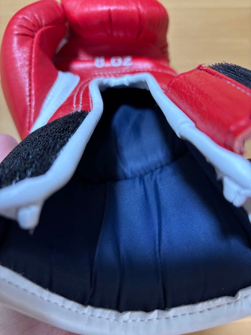 c*様 【美品】 ISAMI BOXER グローブ 8oz ベルクロ 赤 キーホ