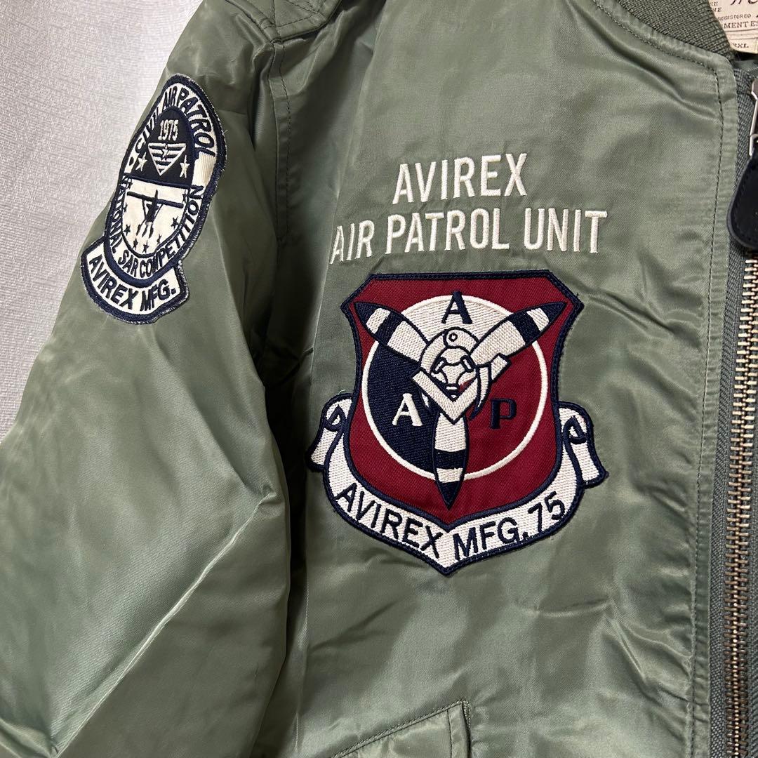 AVIREX L-2 フライトジャケット　ミリタリージャケット　XXL