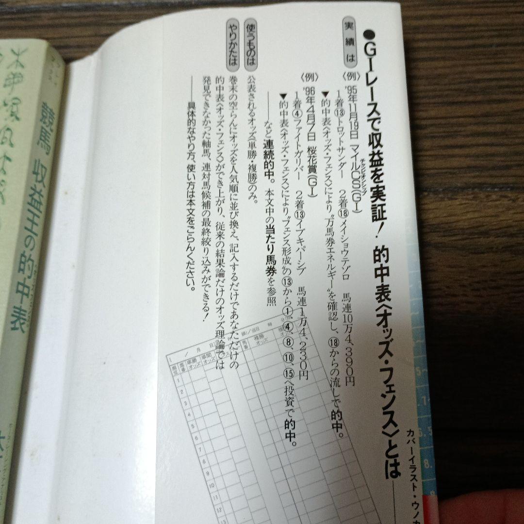 競馬収益王の的中表(オッズフェンス) 8年連続1000万円を稼ぎ出した知恵と秘密