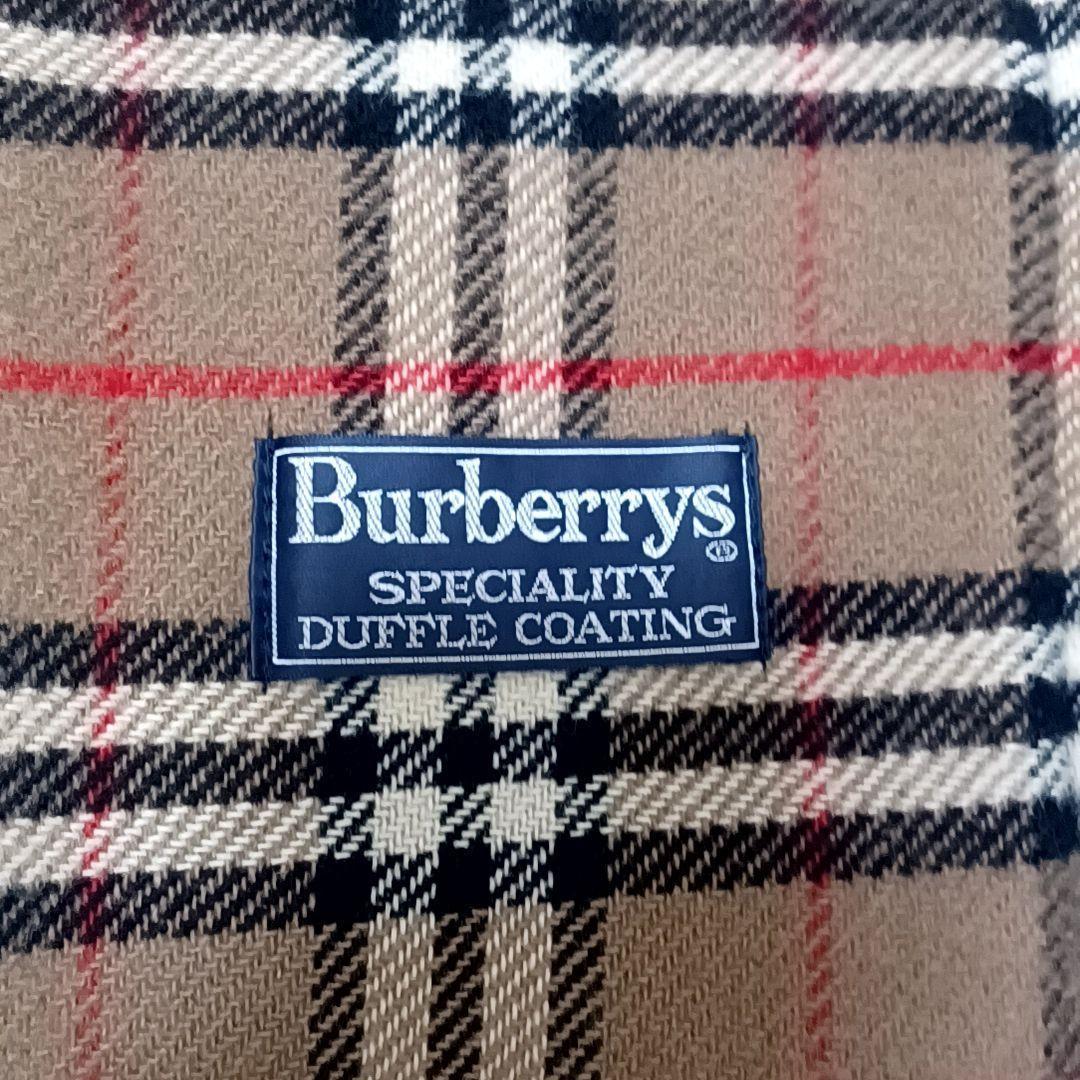 英国製★XL　Burberry　バーバリー　ノバチェック　ウール　ダッフルコート