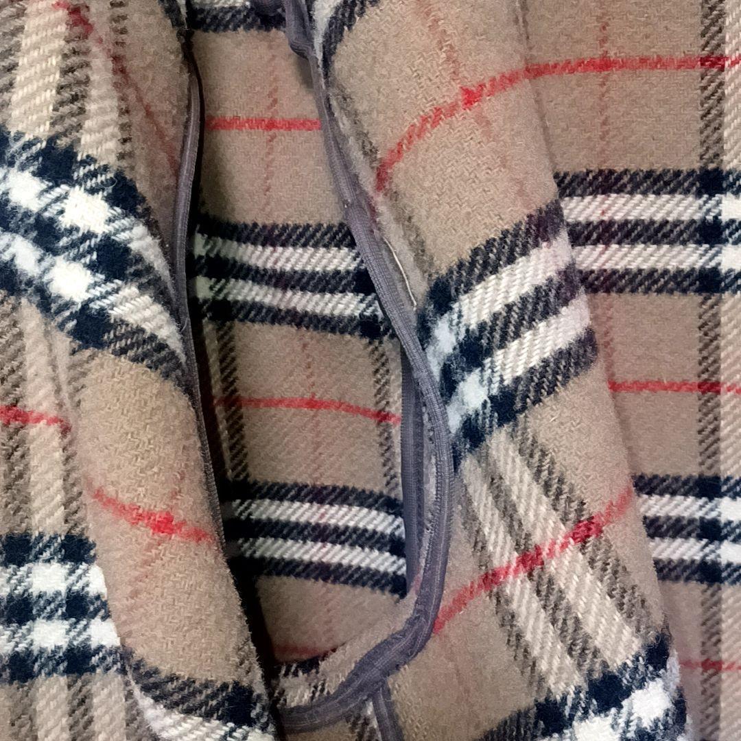 英国製★XL　Burberry　バーバリー　ノバチェック　ウール　ダッフルコート