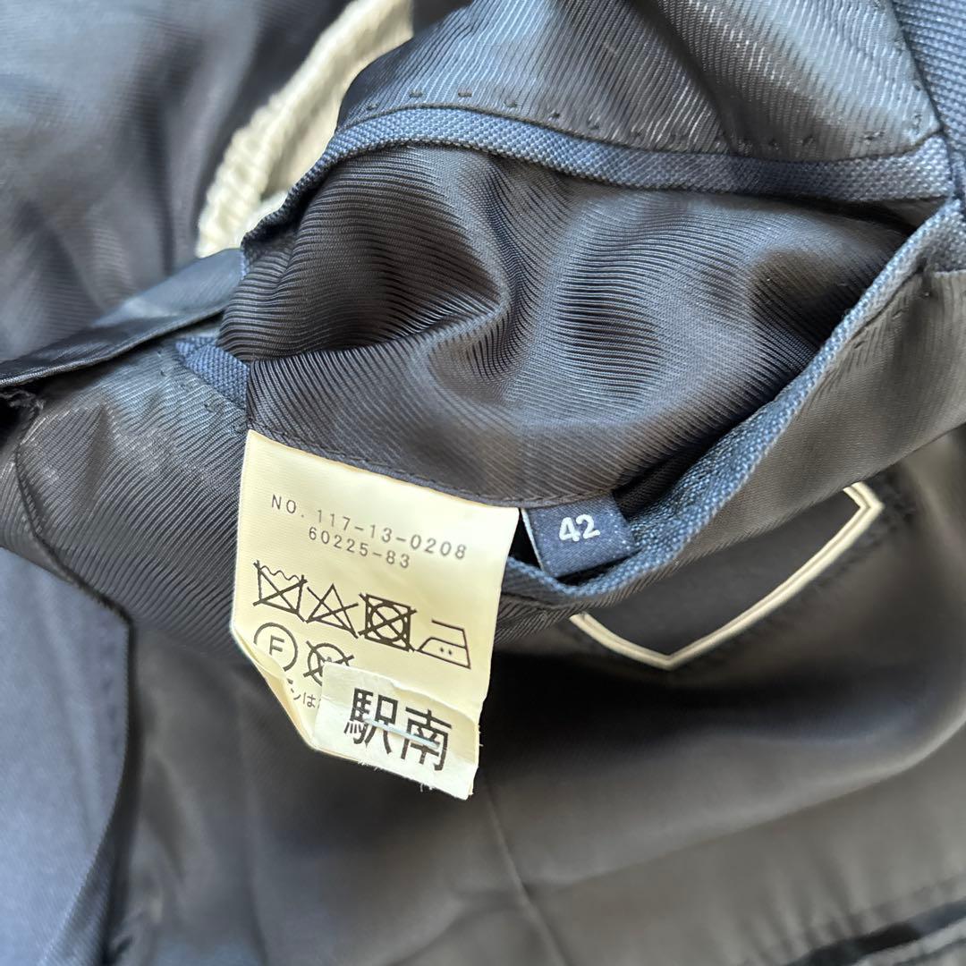 極美品★SHIPS セットアップ　ロロピアーナ　シルク　ウール　42 ビジネス