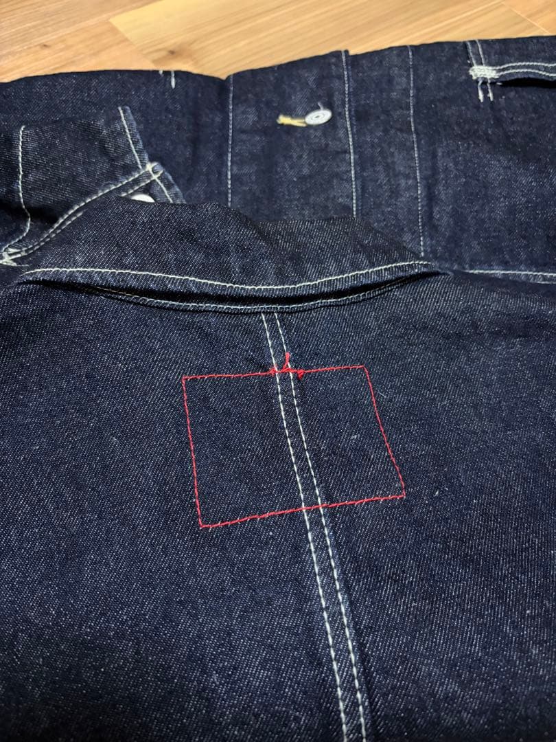 【美品】Levi'sRed デニム カバーオール ジャケット Lサイズ