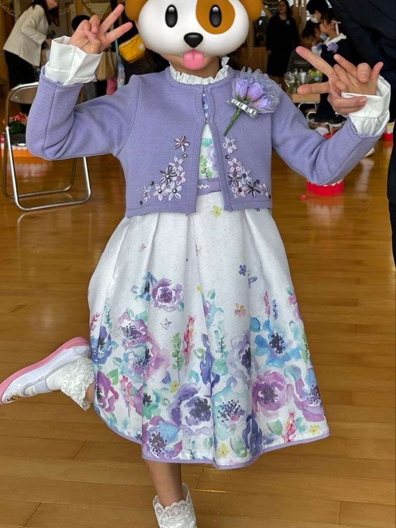 【美品】アナスイミニ フォーマル服　セレモニー　卒園　入学