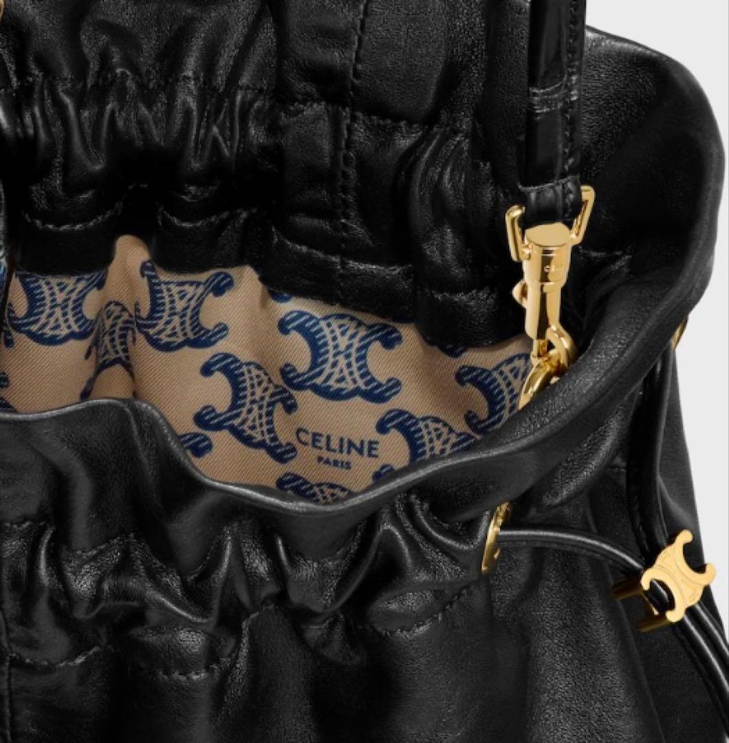 CELINEドローストリングバッグ⭐︎クリスタルポーチ新品