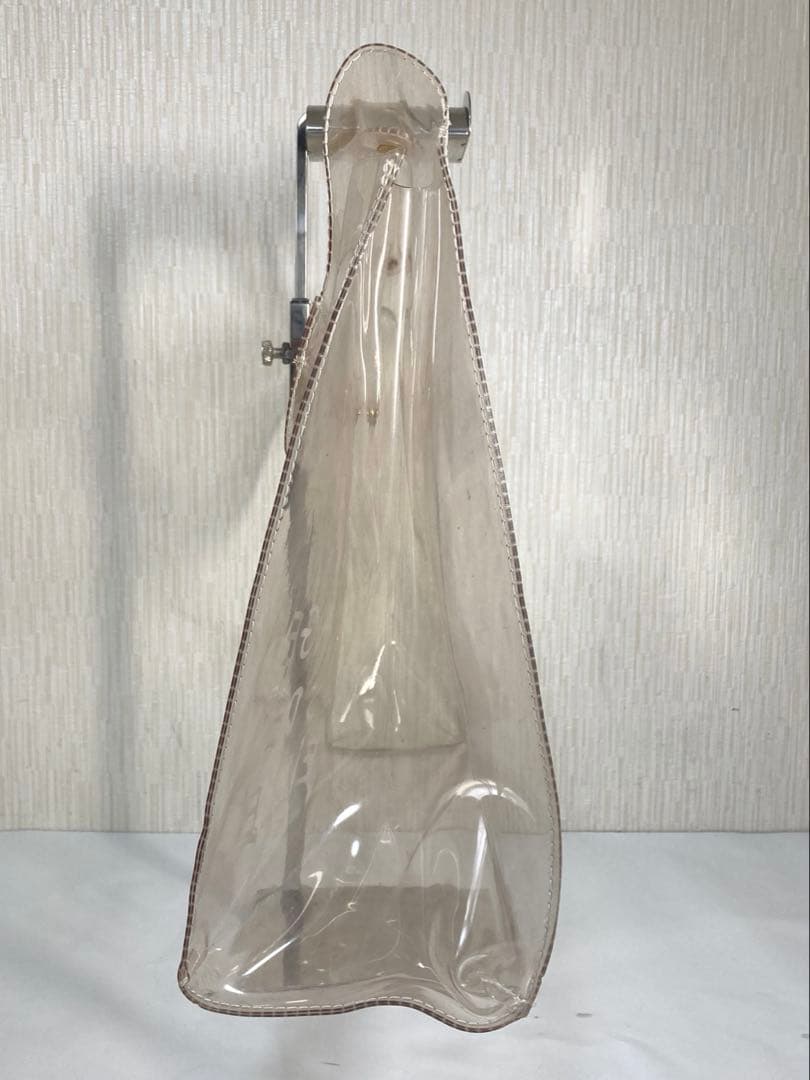 HERMES エルメス　ビニールケリー　ビジネスバッグ　ハンドバック　透明