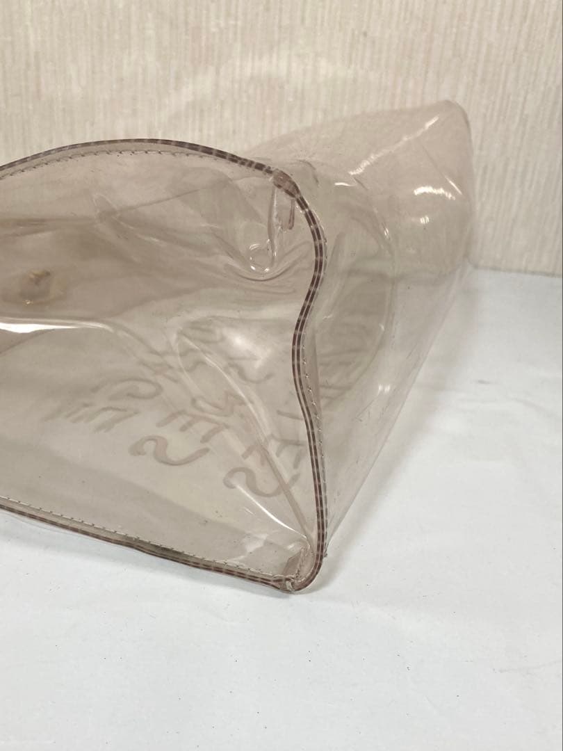 HERMES エルメス　ビニールケリー　ビジネスバッグ　ハンドバック　透明