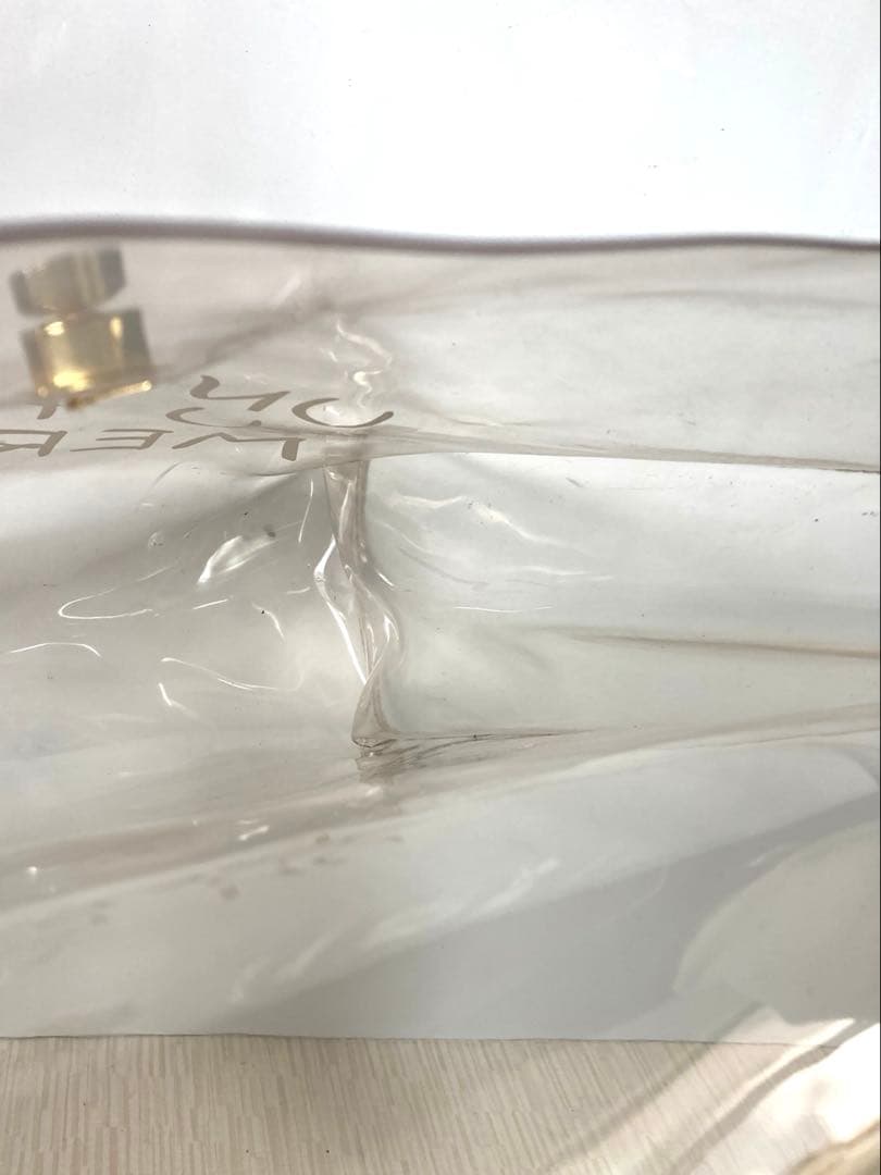 HERMES エルメス　ビニールケリー　ビジネスバッグ　ハンドバック　透明