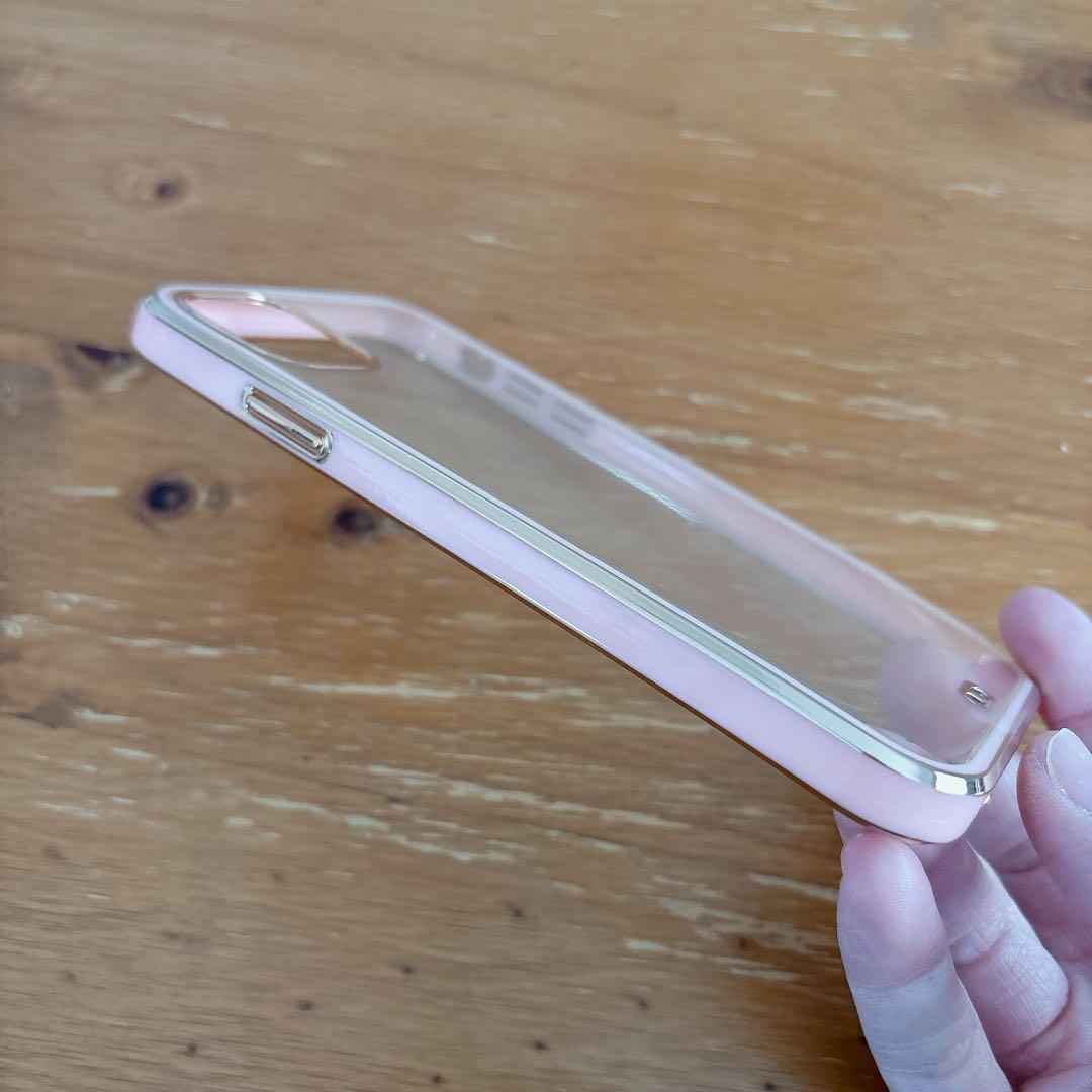 iPhone11 6.1インチ　ワイヤレス充電対応　桜　ピンク　クリア　新生活