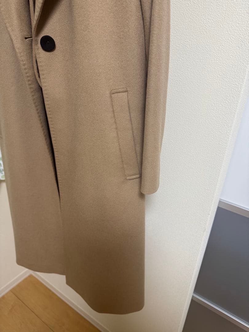【最高級カシミヤ100%】ランバンオンブルー ロングコート クリーニング済 38