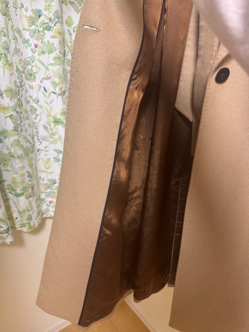 【最高級カシミヤ100%】ランバンオンブルー ロングコート クリーニング済 38