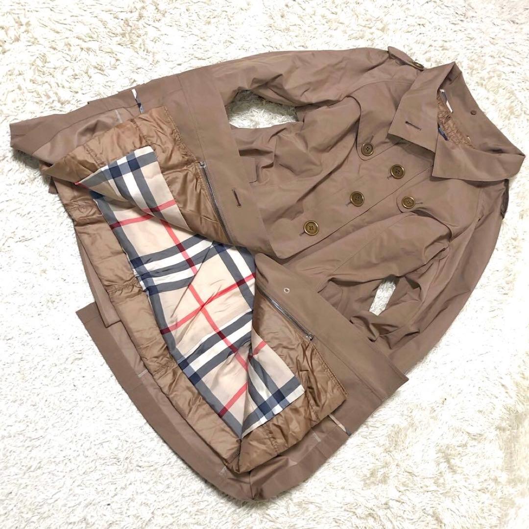 大きいサイズ·未使用級✨バーバリー インナーダウントレンチコート　 ノバチェック