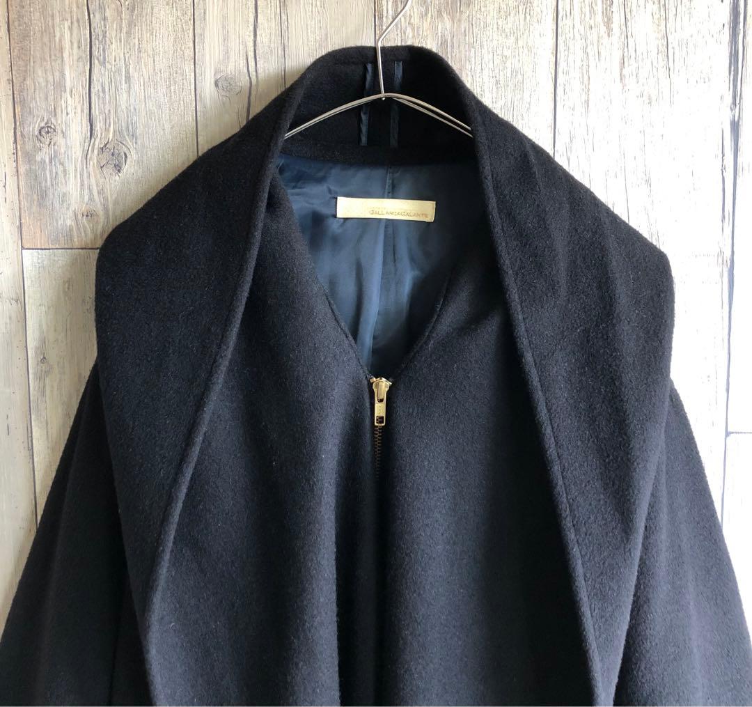 GALLARDAGALANTE ガリャルダガランテ　ウールコート　ショール　変形
