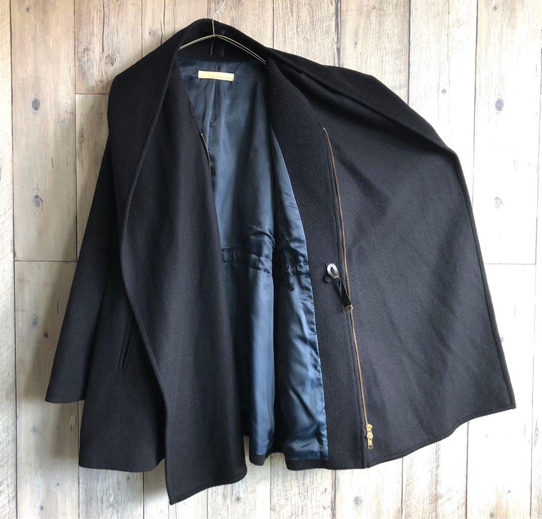 GALLARDAGALANTE ガリャルダガランテ　ウールコート　ショール　変形