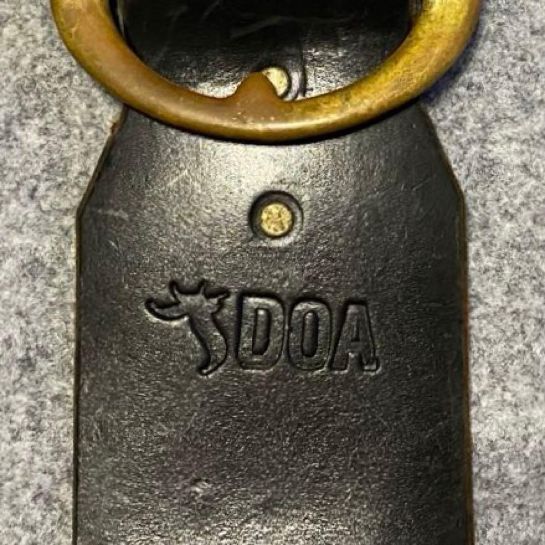 D.O.A DOA HTC ヴィンテージ スタッズ ワイド レザー ベルト 36
