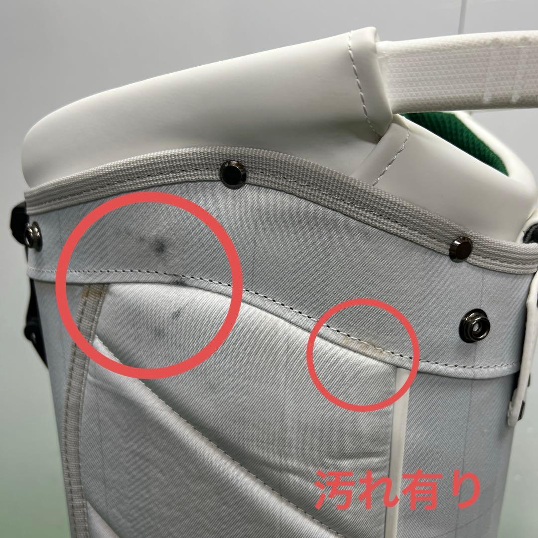 キャロウェイ Callaway キャディバッグ　8インチ　ホワイト　グリーン