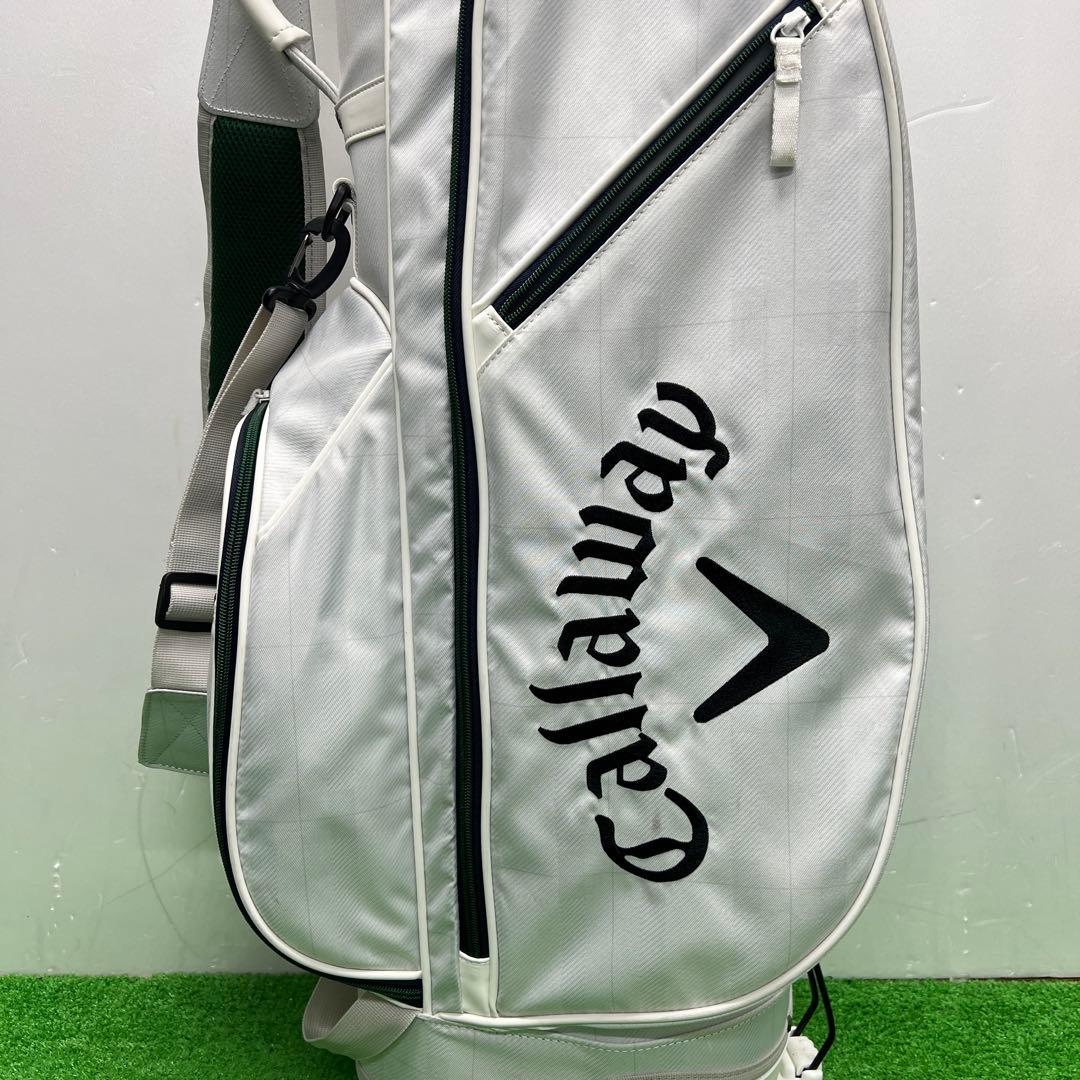 キャロウェイ Callaway キャディバッグ　8インチ　ホワイト　グリーン