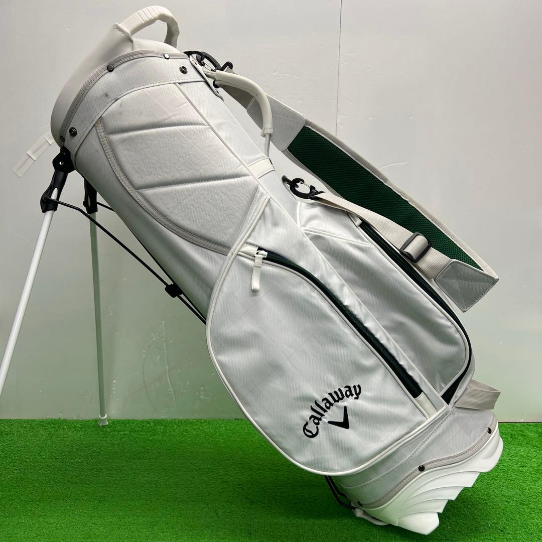 キャロウェイ Callaway キャディバッグ　8インチ　ホワイト　グリーン