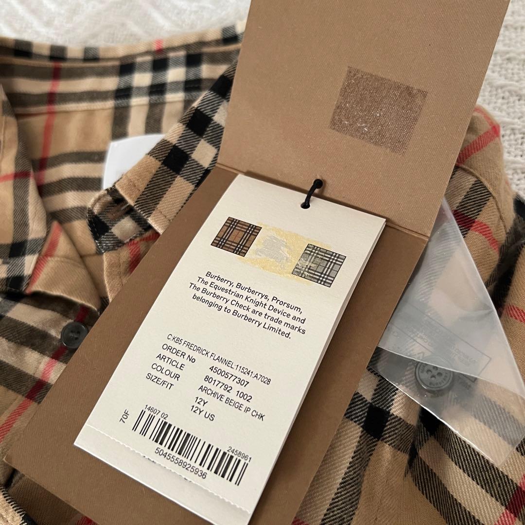 BURBERRY｜バーバリー キッズ チェックシャツ 12Y