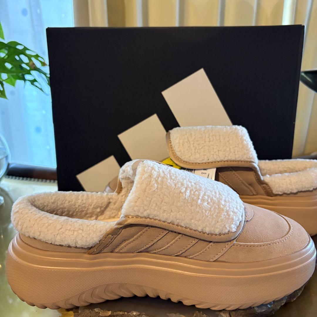 【新品】ADIDAS JS4998 GRAND COURT MULE ベージュ