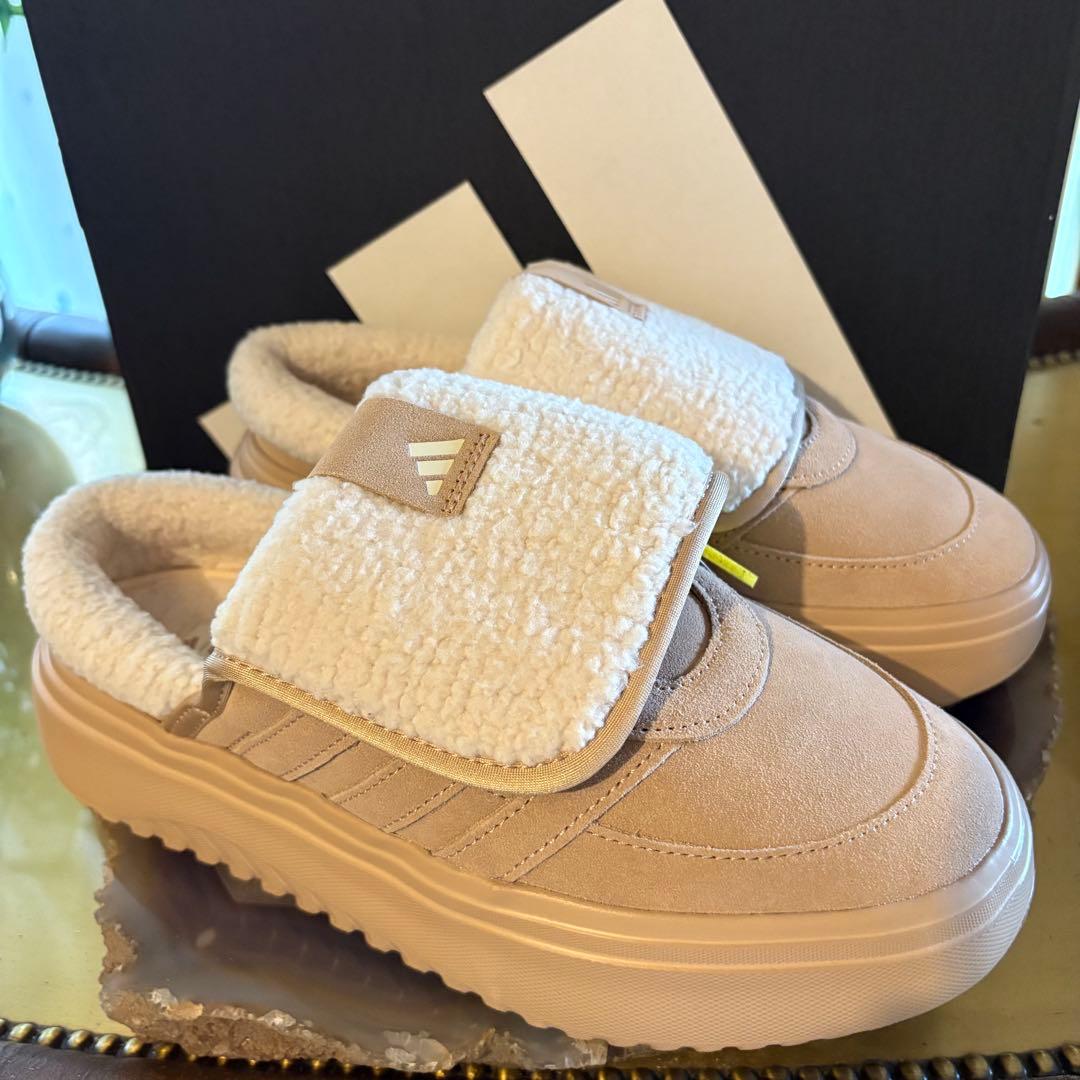 【新品】ADIDAS JS4998 GRAND COURT MULE ベージュ