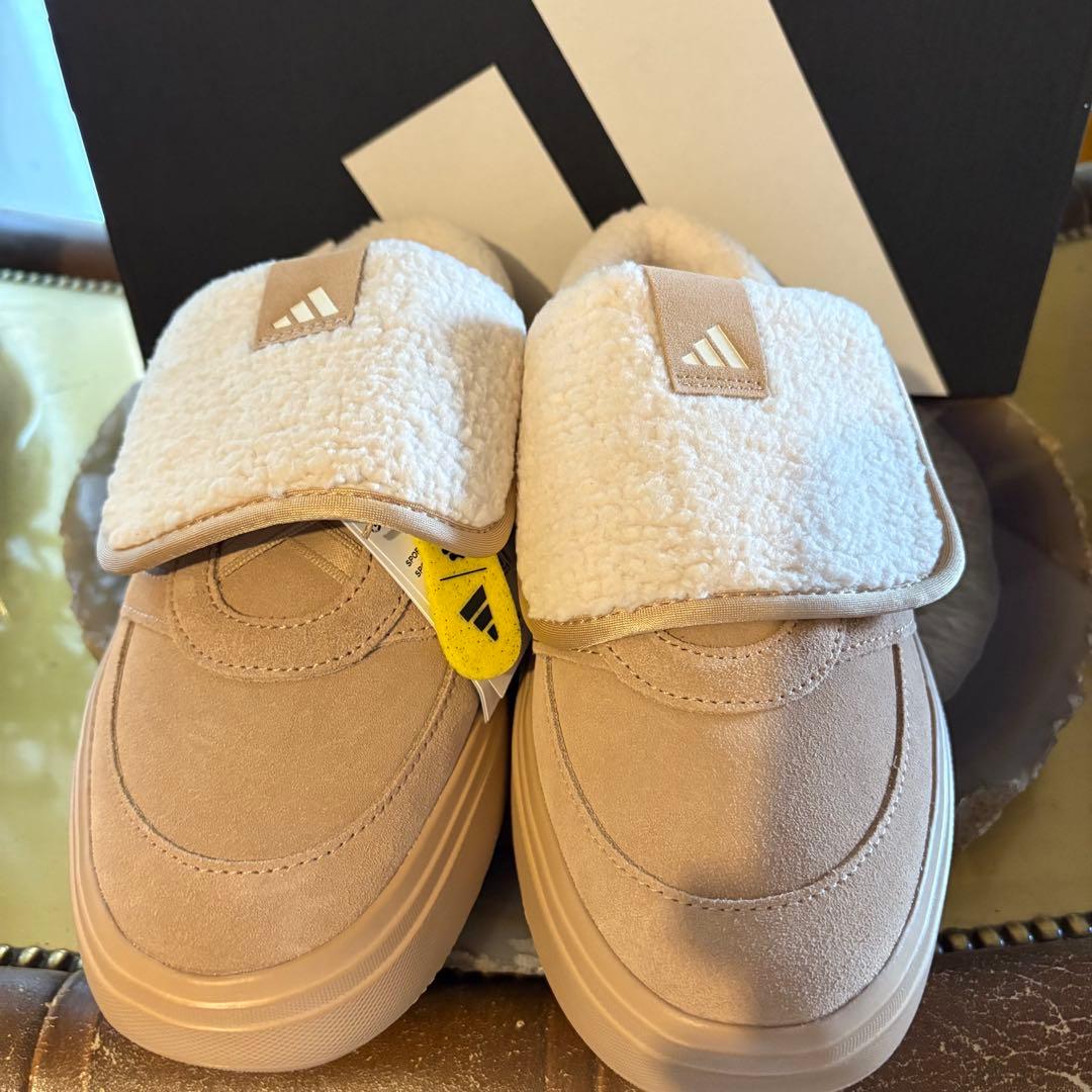 【新品】ADIDAS JS4998 GRAND COURT MULE ベージュ