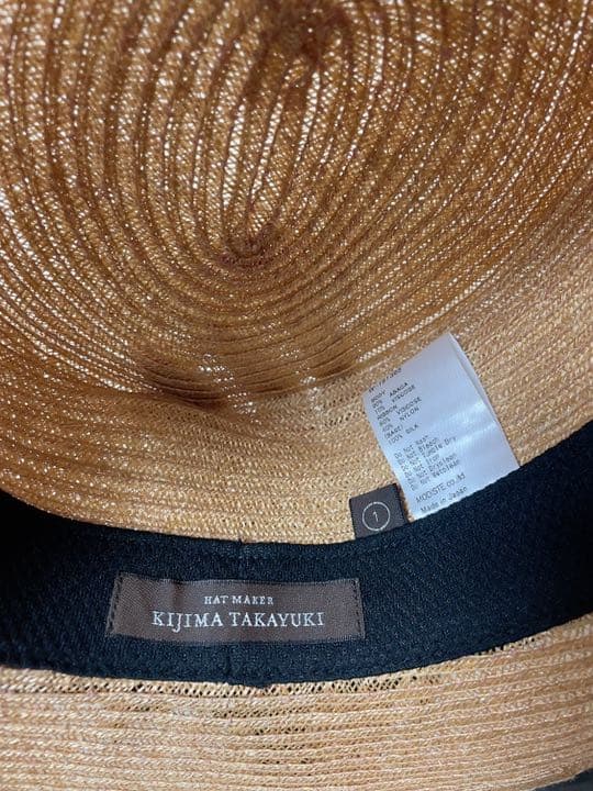 KIJIMA TAKAYUKI 麦わら帽子 カンカン帽 ストローハット