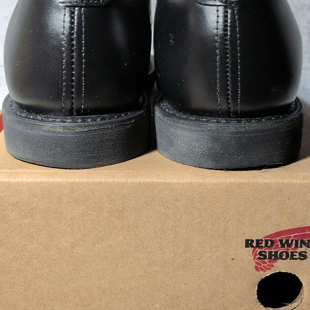 【極美品 箱付き】レッドウィング　101　ポストマン　オックスフォード　ブラック