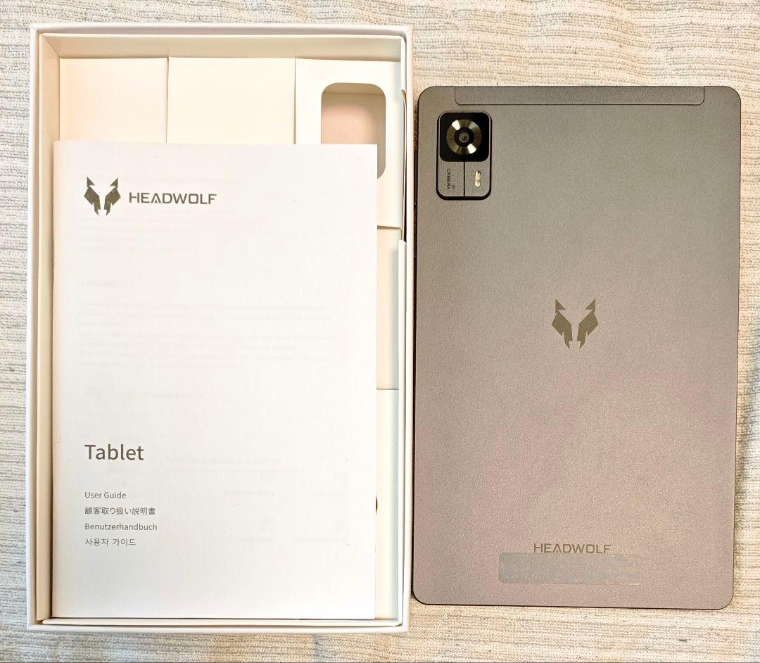 【起動確認のみ】HEADWOLF FPad7 F7 256GB 保護フィルム付き