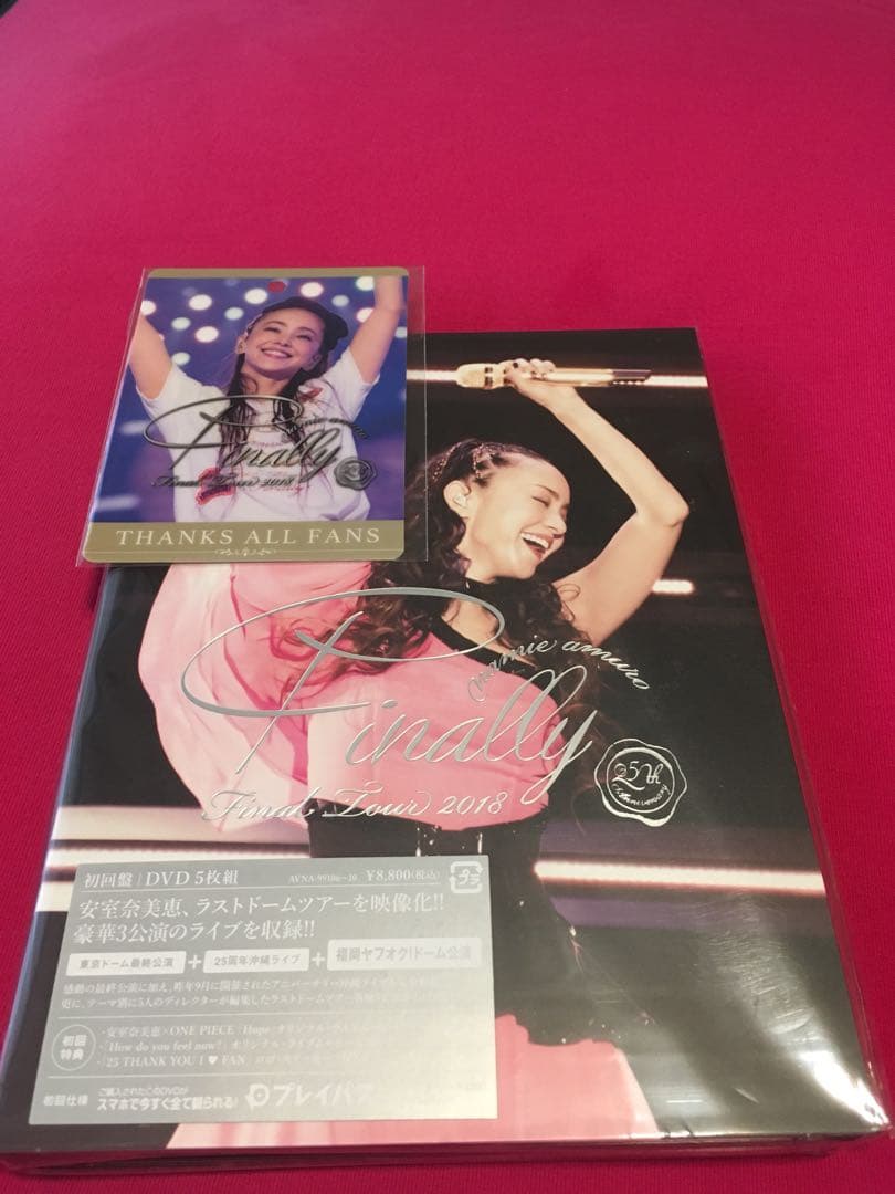 新品初回限定盤☆TSUTAYA特典付☆安室奈美恵　福岡ヤフオクドーム　DVD