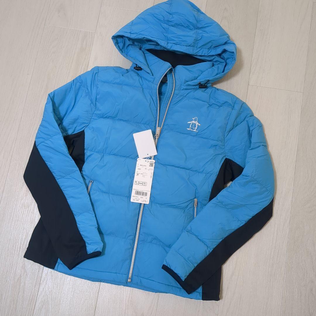 新品マンシングウェア ハイブリッドダウンブルゾン レディース 撥水 ストレッチМ