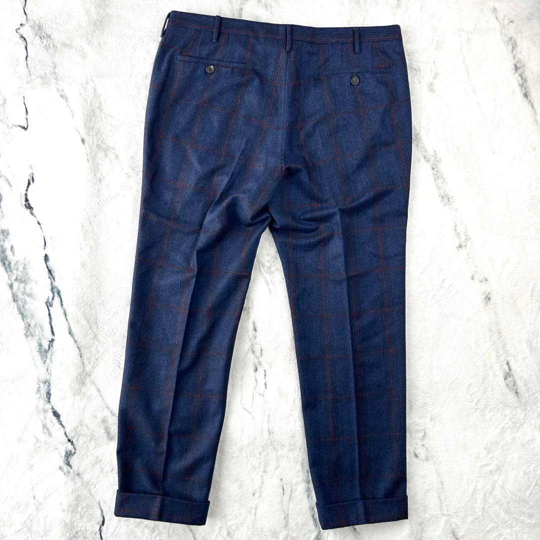 美品✨　サイズ52 ROTA トラウザーズ　フランネル　スラックス　チェック