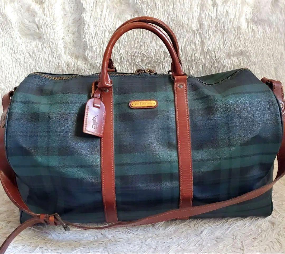 POLO RALPH LAUREN ポロラルフローレン PVC レザー 大容量