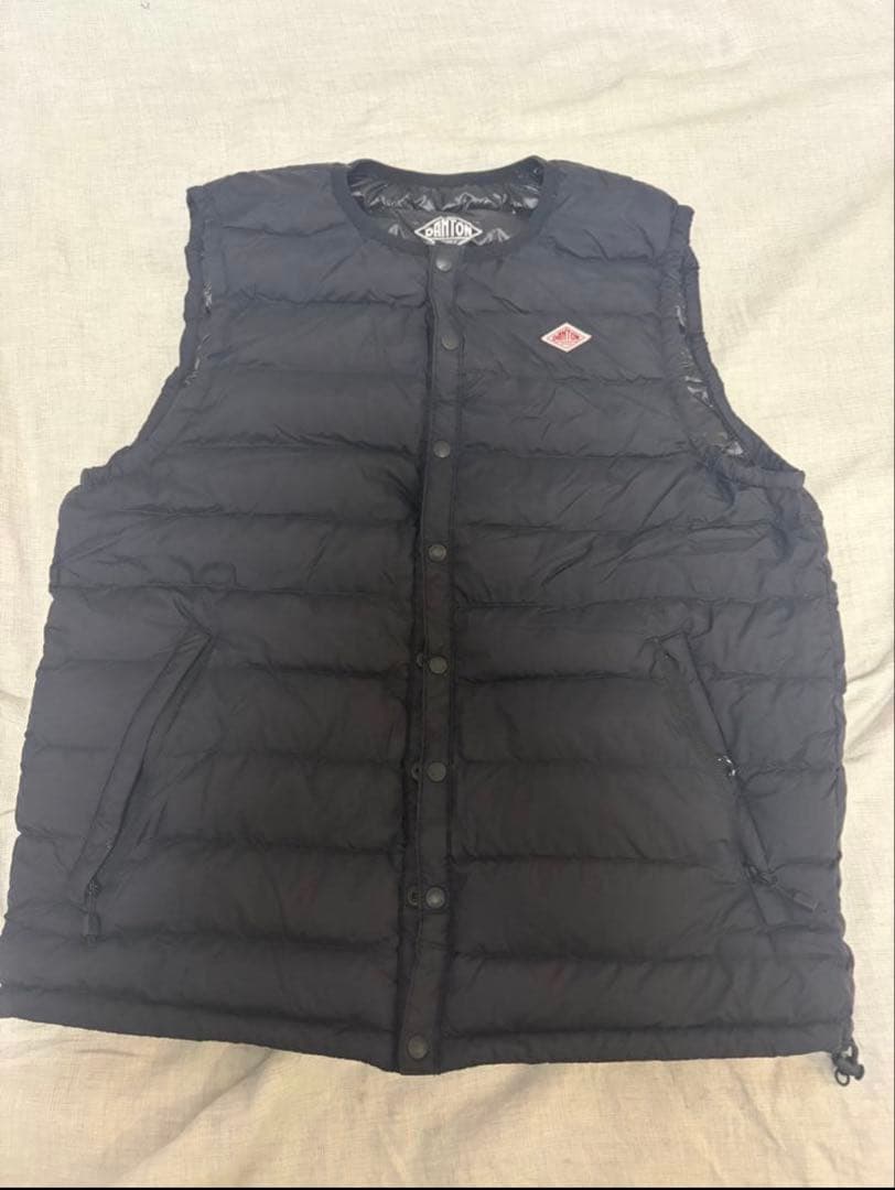 DANTON インナーダウンベスト 黒 XS #DT-A0026 NNF