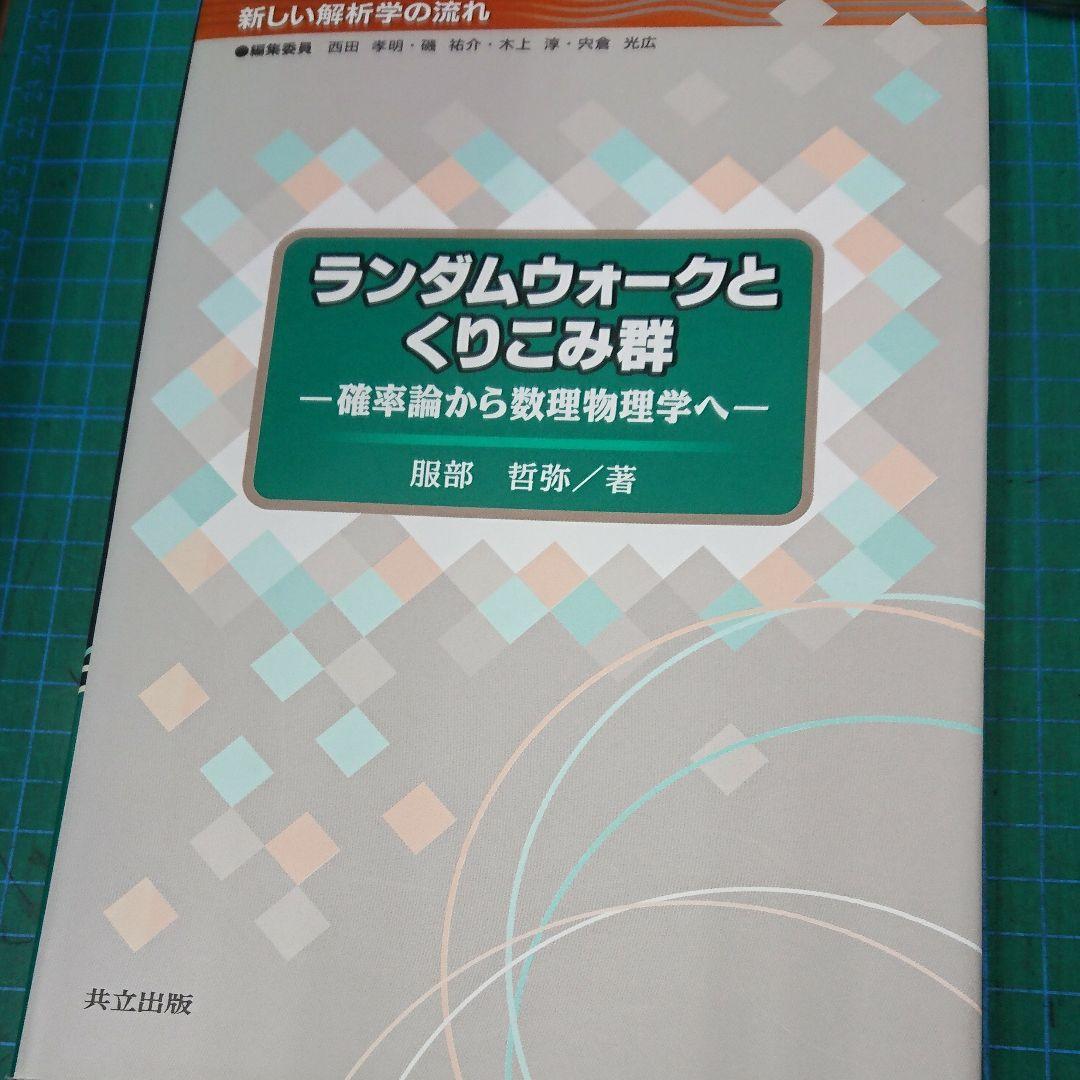 ランダムウォークとくりこみ群 : 確率論から数理物理学へ(共立出版)