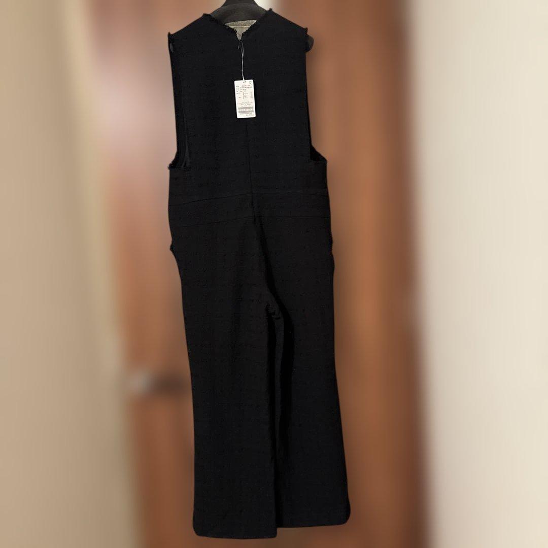 イエナ　ブラックツイードオールインワン