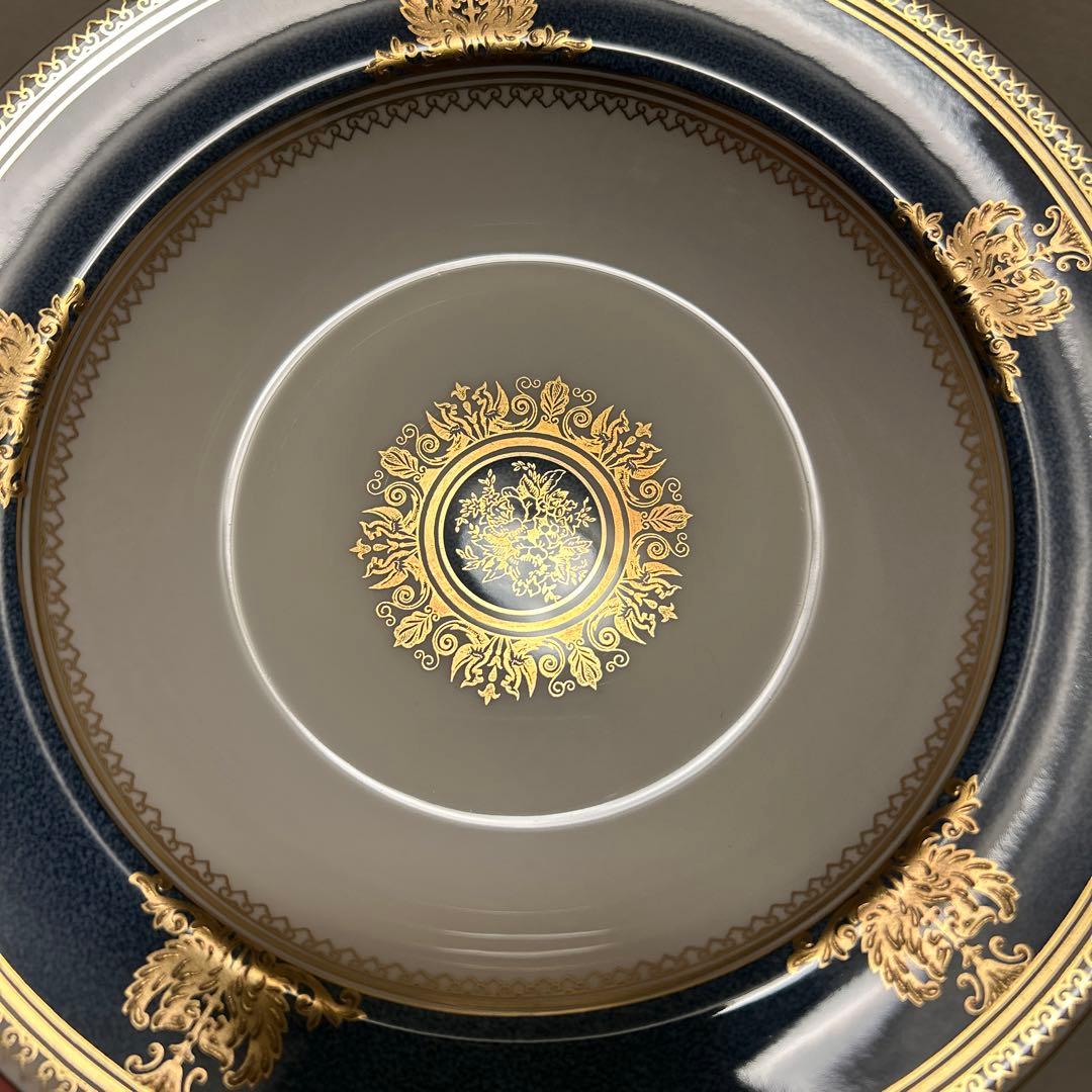 ウェッジウッド　コロンビア　パウダーブルー　スーププレート　ディナープレート