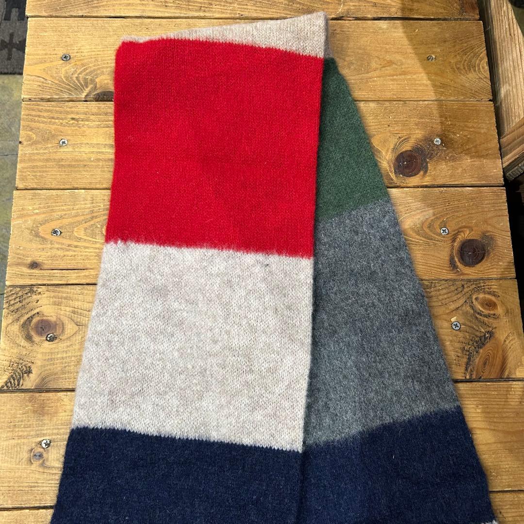 新品 ROBERT MACKIE マルチカラー マフラー ロバートマッキー