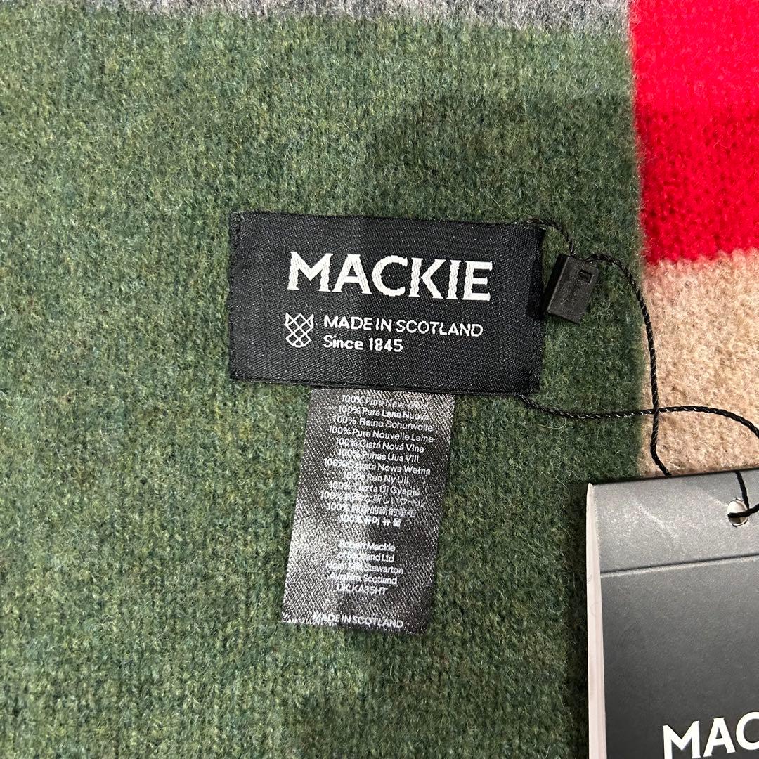 新品 ROBERT MACKIE マルチカラー マフラー ロバートマッキー