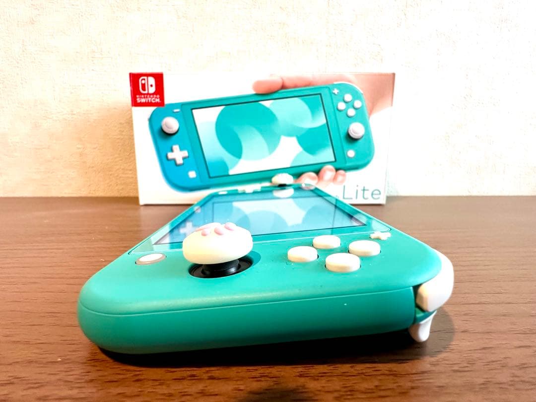 【極美品】Nintendo Switch Lite ターコイズ 本体 おまけ付き