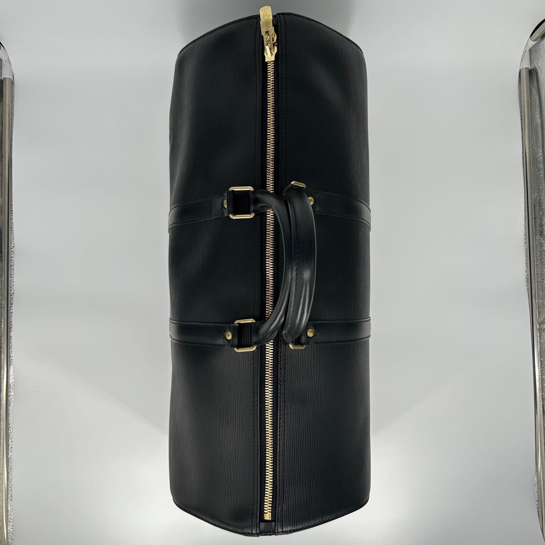 ルイヴィトン エピ キーポル50 M42962 黒 ボストンバッグ 保存袋 鍵付