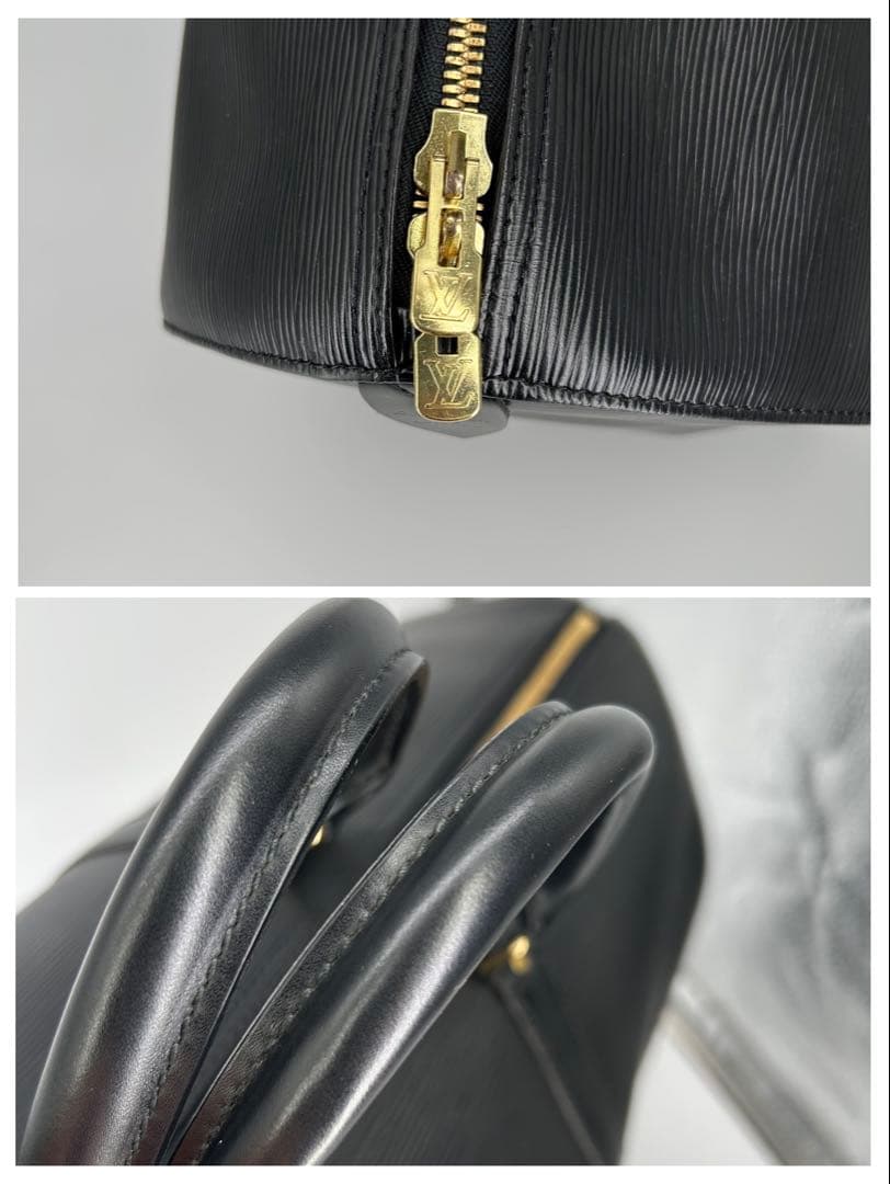 ルイヴィトン エピ キーポル50 M42962 黒 ボストンバッグ 保存袋 鍵付