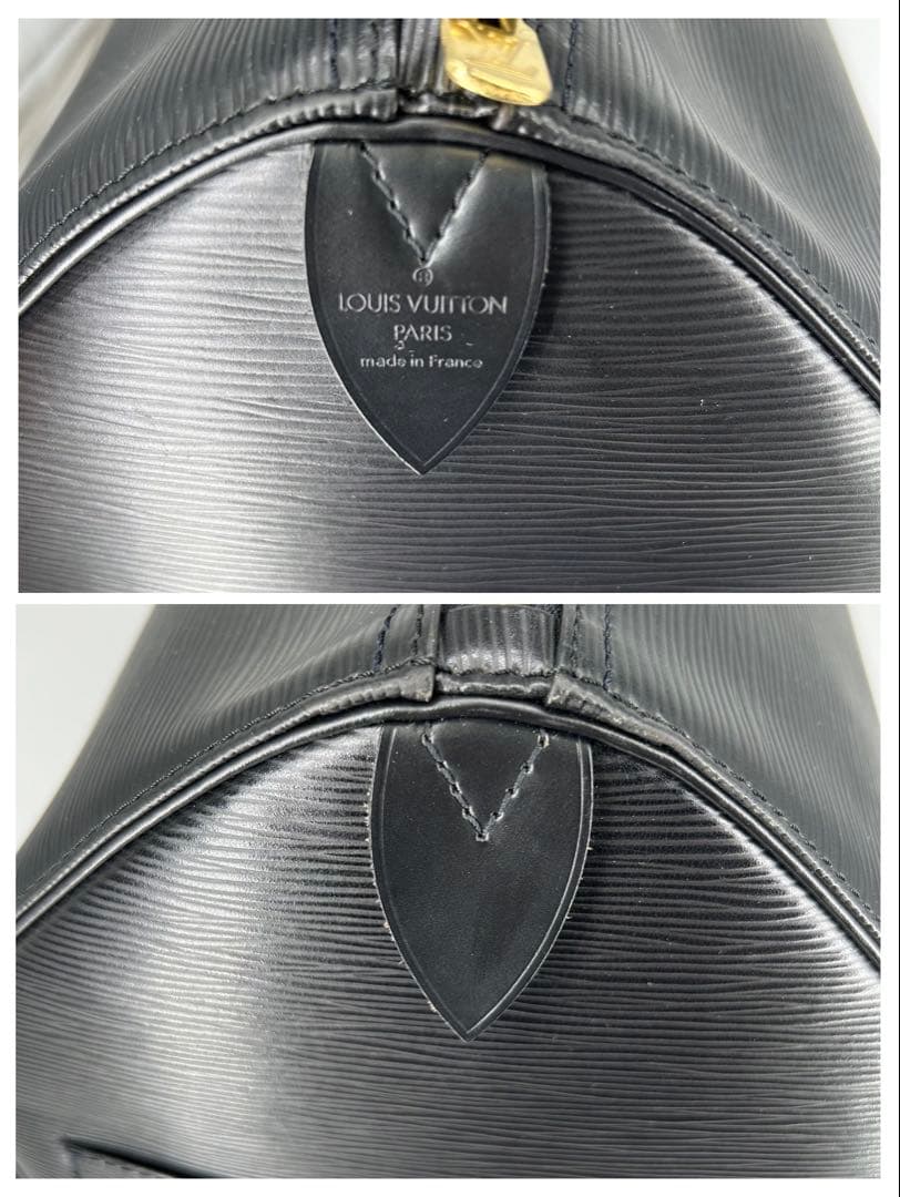 ルイヴィトン エピ キーポル50 M42962 黒 ボストンバッグ 保存袋 鍵付