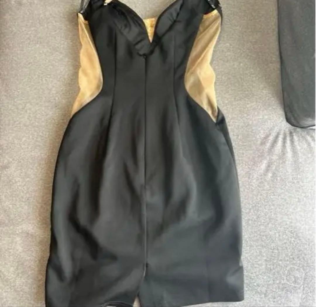 エンジェルアール　ビジュー　ブラック　ミニ　タイト　キャバドレス　ナイトドレス