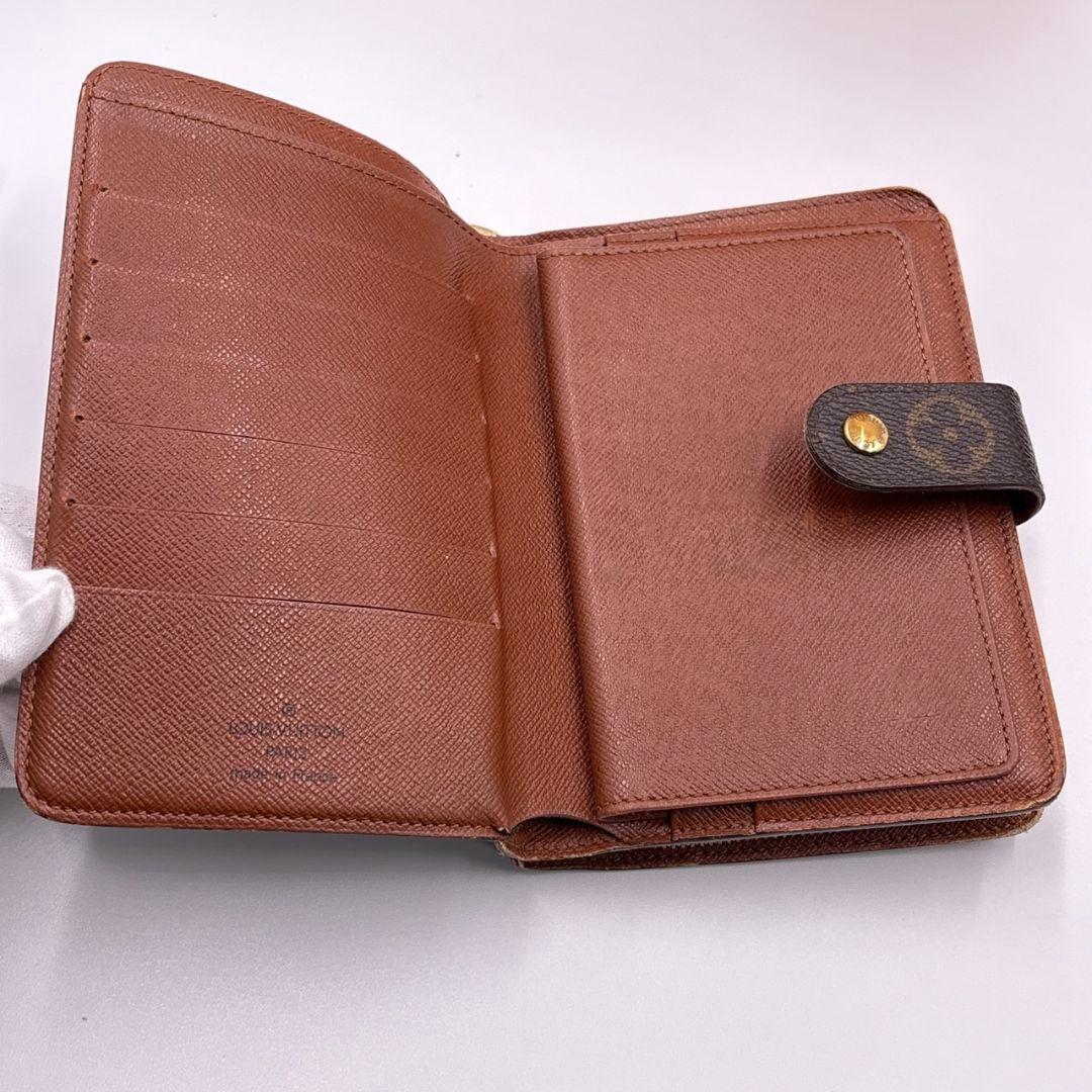 【廃盤】ルイヴィトン ポルトパピエジップ モノグラム パスケース付き 折り財布