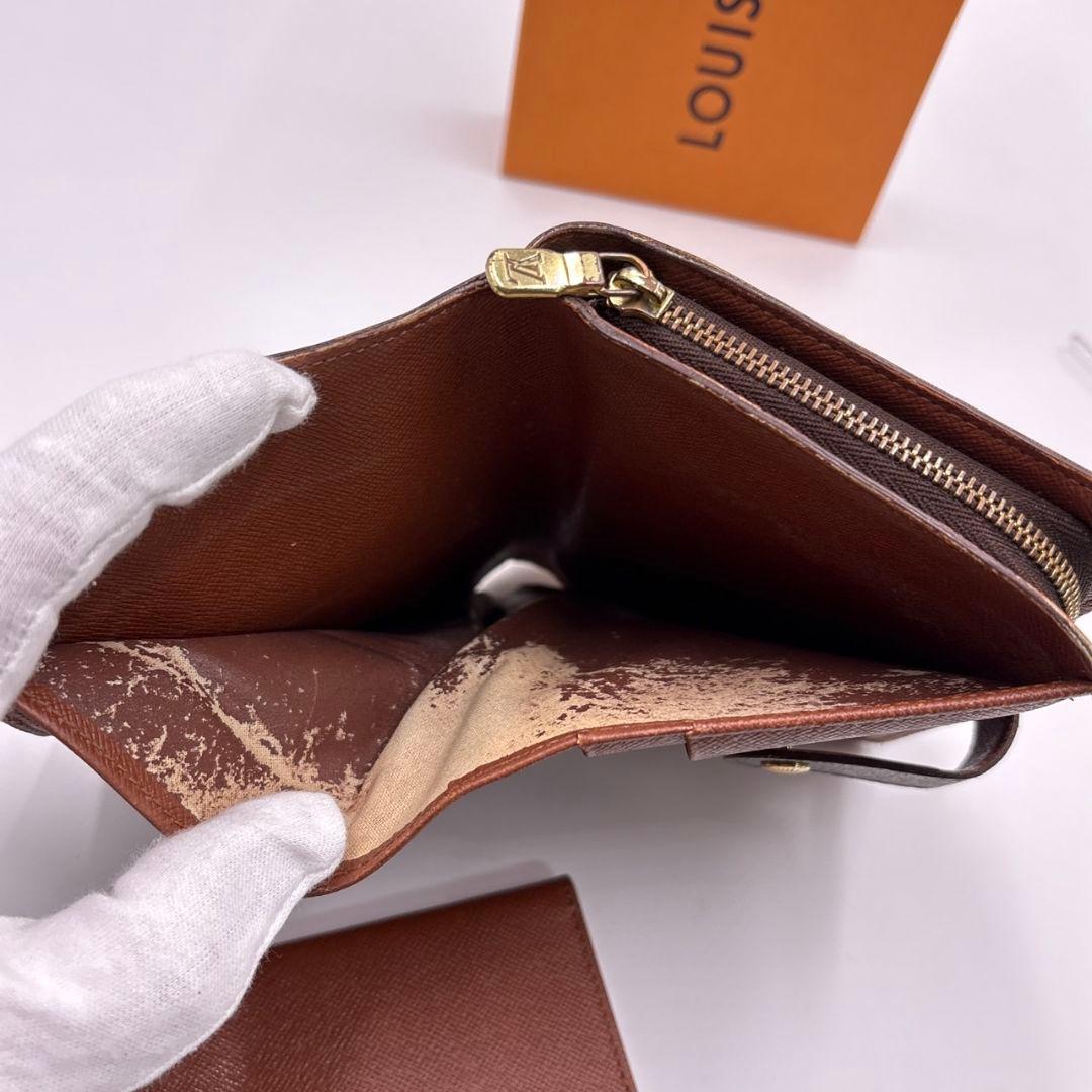 【廃盤】ルイヴィトン ポルトパピエジップ モノグラム パスケース付き 折り財布