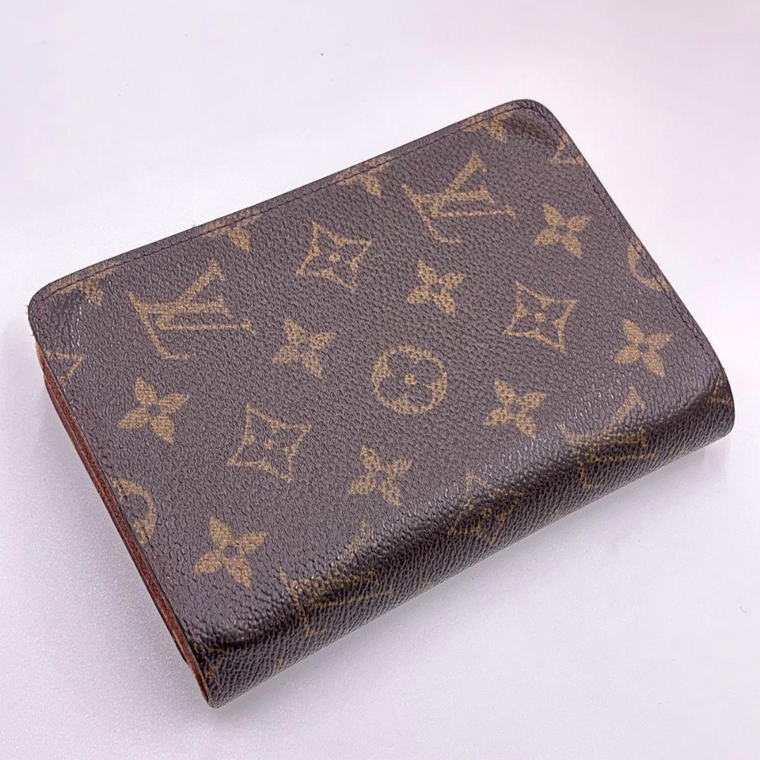 【廃盤】ルイヴィトン ポルトパピエジップ モノグラム パスケース付き 折り財布