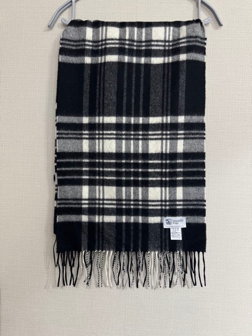 ユナイテッドアローズ ジョンストンズ　カシミヤマフラー