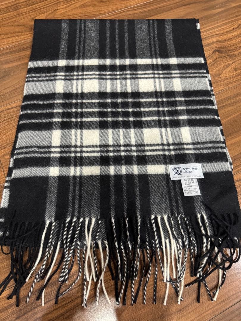 ユナイテッドアローズ ジョンストンズ　カシミヤマフラー